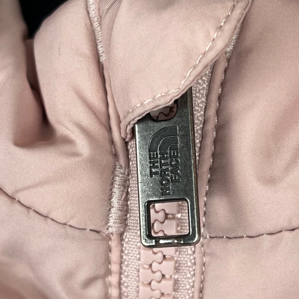 The North Face Pink Moondoggy 600 Down Sherpa Hooded Puffer Jacket 18-24M - Picture 10 of 15